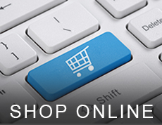 shop icon on a keyboard with Shop Online written below