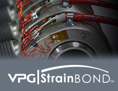 strain gage on product with StrainBOND logo