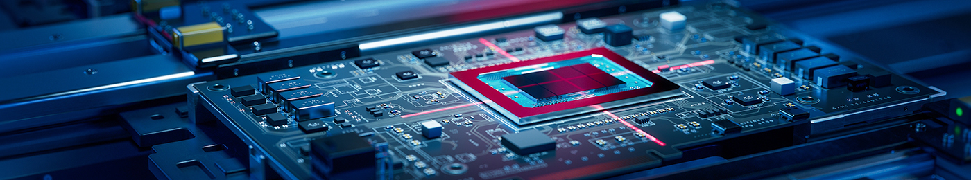 a printed circuit board (PCB) being manufactured