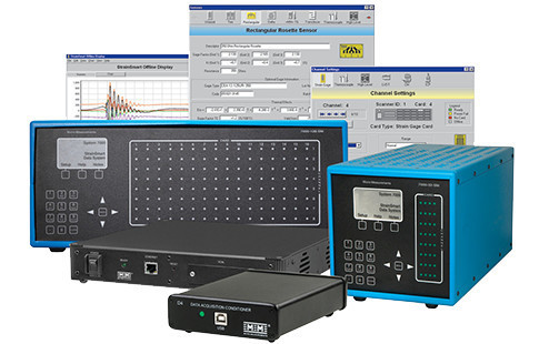 Three instruments, with three data screens