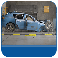 crash test of a auto