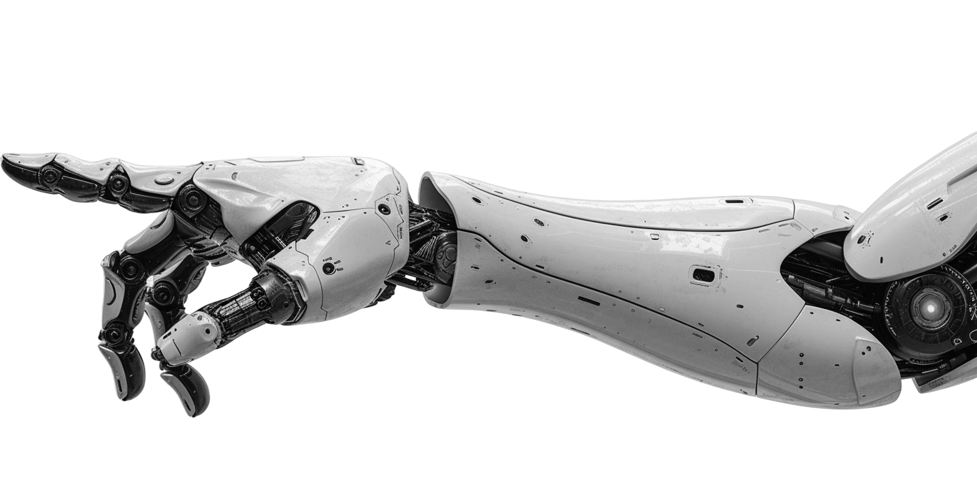 Robot arm in motion